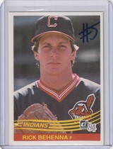 1984 Donruss Base Set #346 Rich Behenna