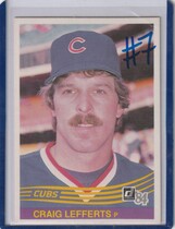 1984 Donruss Base Set #388 Craig Lefferts