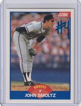 1989 Score Base Set #616 John Smoltz