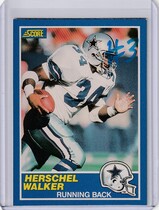 1989 Score Base Set #34 Herschel Walker