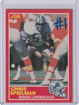 1989 Score Base Set #167 Chris Spielman