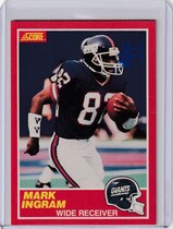 1989 Score Base Set #204 Mark Ingram