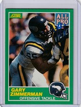 1989 Score Base Set #294 Gary Zimmerman