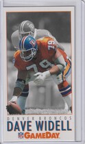 1992 Fleer GameDay #242 Dave Widell