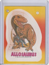 1988 Topps Dinosaurs Attack! - Stickers #1 Allosaurus