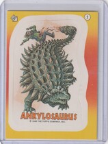 1988 Topps Dinosaurs Attack! - Stickers #2 Ankylosaurus