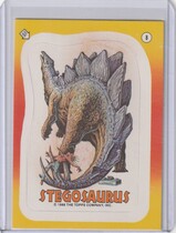 1988 Topps Dinosaurs Attack! - Stickers #8 Stegosaurus