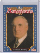 1992 Starline Americana #71 Warren G. Harding