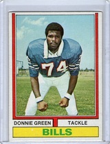 1974 Topps Base Set #27 Donnie Green