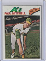 1977 Topps Base Set #53 Paul Mitchell