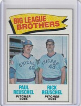 1977 Topps Base Set #634 Reuschel Brothers
