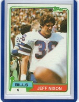 1981 Topps Base Set #313 Jeff Nixon