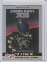 1990 Pro Set Theme Art #13 Super Bowl XIII