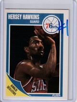 1989 Fleer Base Set #117 Hersey Hawkins