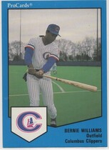 1989 ProCards Columbus Clippers #736 Bernie Williams