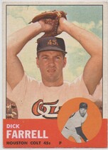 1963 Topps Base Set #277 Dick Farrell