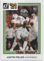 2021 Panini Chronicles Draft Picks Orange #33 Justin Fields