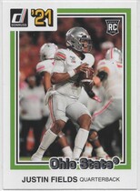 2021 Panini Chronicles Draft Picks #33 Justin Fields