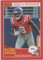 2021 Panini Chronicles Draft Picks Orange #57 Elijah Moore