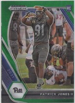 2021 Panini Prizm Draft Picks Green Wave Prizm #130 Patrick Jones