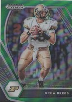 2021 Panini Prizm Draft Picks Green Prizm #16 Drew Brees