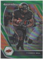 2021 Panini Prizm Draft Picks Green Prizm #59 Tyreek Hill