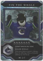 2021 Upper Deck MVP Mascot Gaming Cards #M-27 Fin The Whale