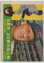 1960 Topps Base Set #528 Ben Johnson