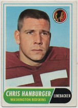 1968 Topps Base Set #62 Chris Hanburger