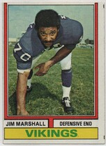 1974 Topps Base Set #377 Jim Marshall