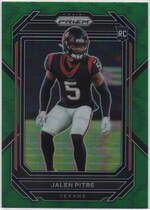 2022 Panini Prizm Green Prizm #383 Jalen Pitre