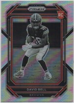 2022 Panini Prizm Rookie Variations Silver Prizm #334 David Bell