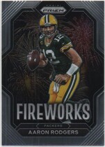 2022 Panini Prizm Fireworks #1 Aaron Rodgers