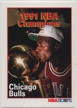 1991 NBA Hoops Base Set #543 Michael Jordan Cham