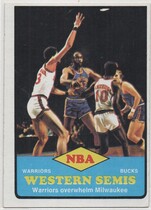 1973 Topps Base Set #65 NBA Western Semis