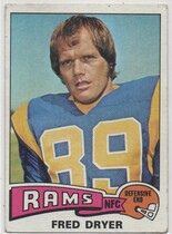 1975 Topps Base Set #312 Fred Dryer