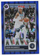 2023 Panini Premium Stock Blue Seismic Prizm #128 Jaden Mcdaniels