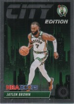 2023 Panini Premium Stock City Edition #1 Jaylen Brown