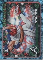 2024 Topps Holiday Tree Blue Metallic #H110 Spencer Strider