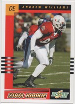 2003 Score Base Set #314 Andrew Williams