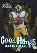 2000 Fleer Focus Good Hands #13 Marshall Faulk