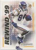 2000 SkyBox Impact Rewind '99 #17RN Randy Moss