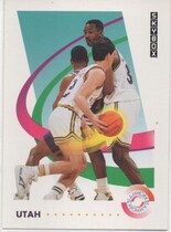 1991 SkyBox Base Set #484 Utah Jazz