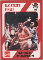 1989 Collegiate Collection North Carolina State #118 Harold Thompson