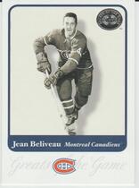 2001 Fleer Greats of the Game #3 Jean Beliveau