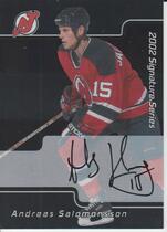 2001 BAP Signature Series Autos #203 Andreas Salomonsson