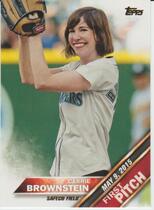 2016 Topps First Pitch #FP-17 Carrie Brownstein