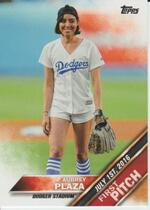 2016 Topps Update First Pitch #FP-6 Aubrey Plaza