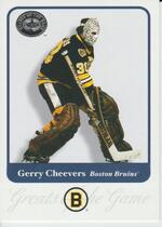 2001 Fleer Greats of the Game #60 Gerry Cheevers