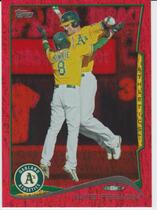 2014 Topps Red Hot Foil Series 2 #343 Nate Freiman